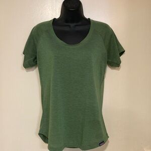 Patagonia Cool Trail Shirt Capilene Camp Green small